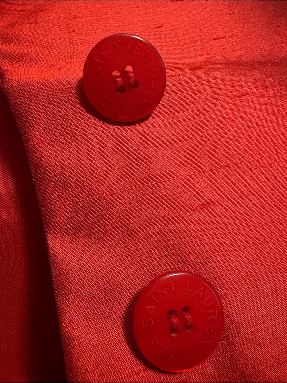 Yves Saint Laurent red vintage blazer 1990’s size 38 - pristine ❤️ - Picture 6 of 10